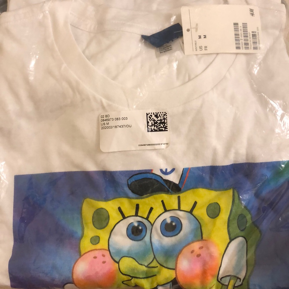 SPONGE BOB T-shirt NWT YOU MAKE ME SMILE 😍